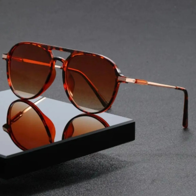 Vintage Fashion Images - 1pcs Vintage Pilot Sunglasses Women Men