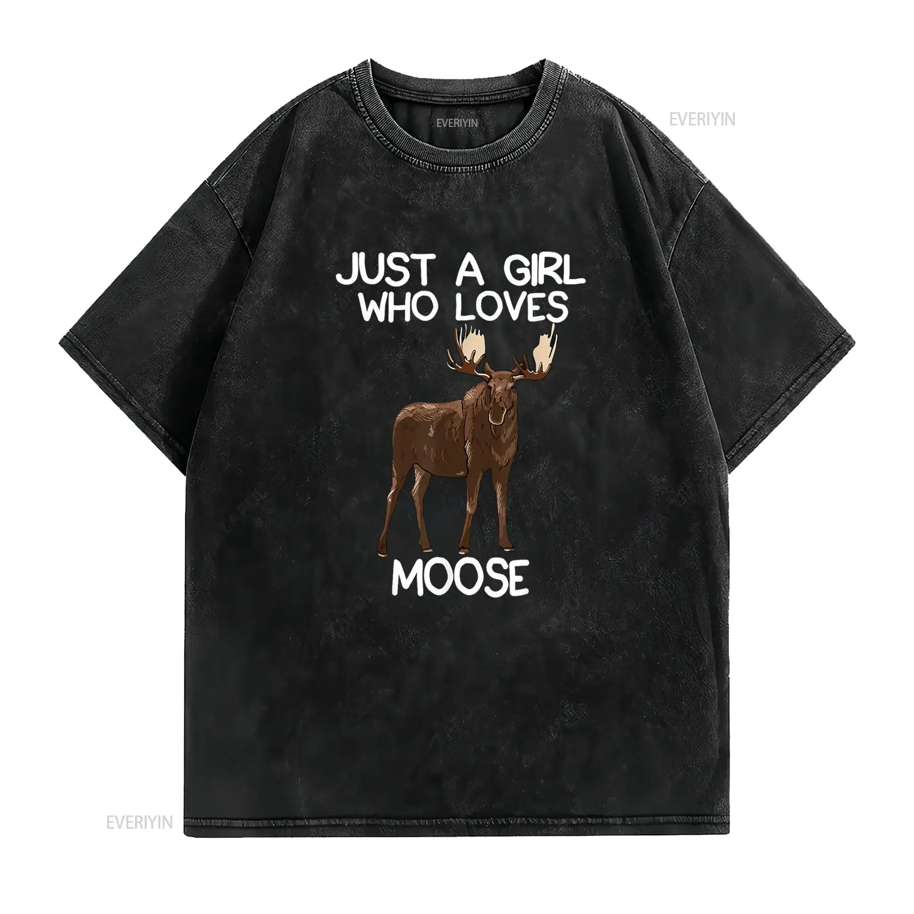 Just A Girl Who Loves Moose Fu - Vintage Fashion Quotes Short review and price