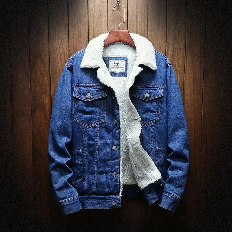 Denim Jackets Man Padding with - Patchwork Jean Jacket review and price