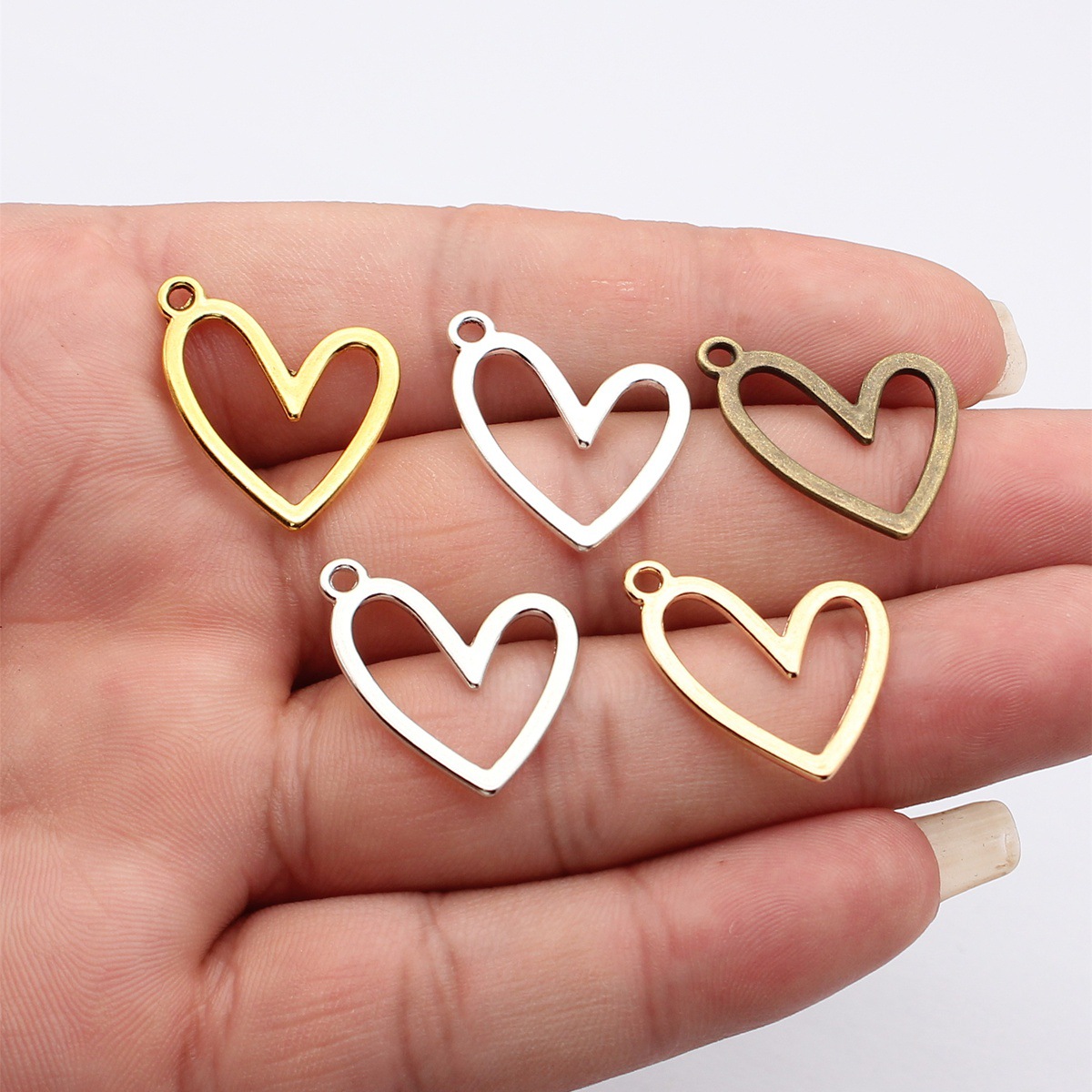 WYSIWYG 20pcs 22x20mm 5 Colors - Vintage Urban Fashion review and price