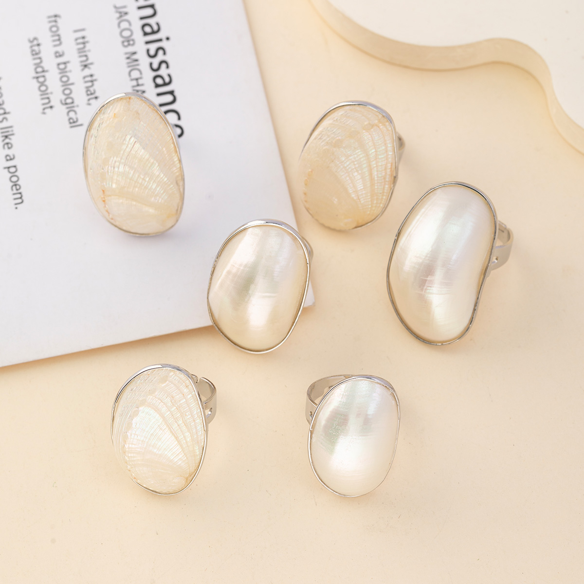 Vintage Chunky Shell Rings for - Vintage Fashion Outlet review and price