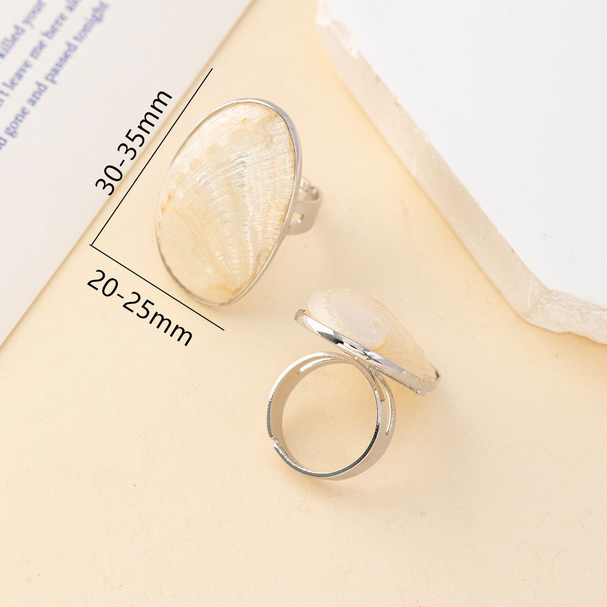 Vintage Chunky Shell Rings for - Vintage Fashion Outlet review and price