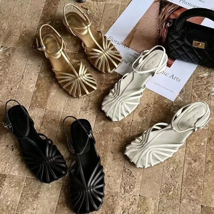 French-style Vintage Woven Toe - Vintage Fashion Style review and price