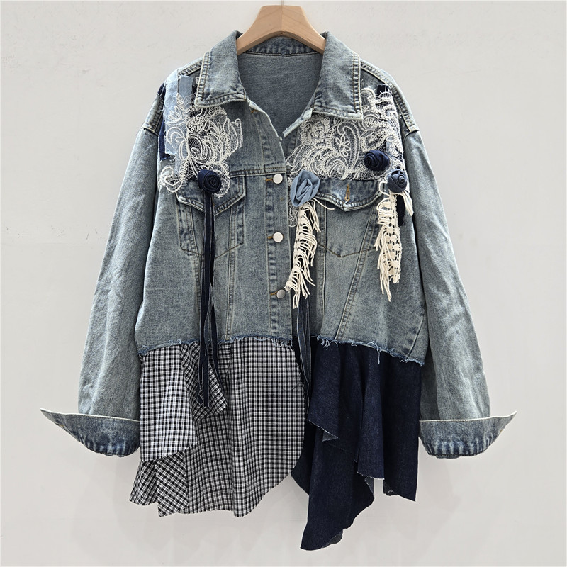 SuperAen Autumn 2025 New Women - Patchwork Jean Jacket review and price