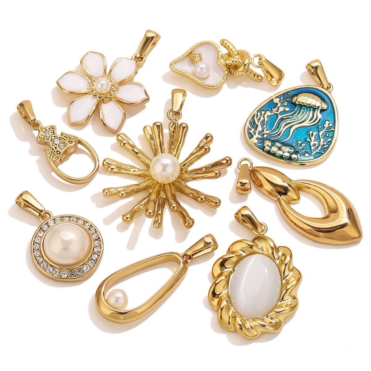 1Pcs 18K Gold Plated Stainless - Vintage Urban Fashion review and price