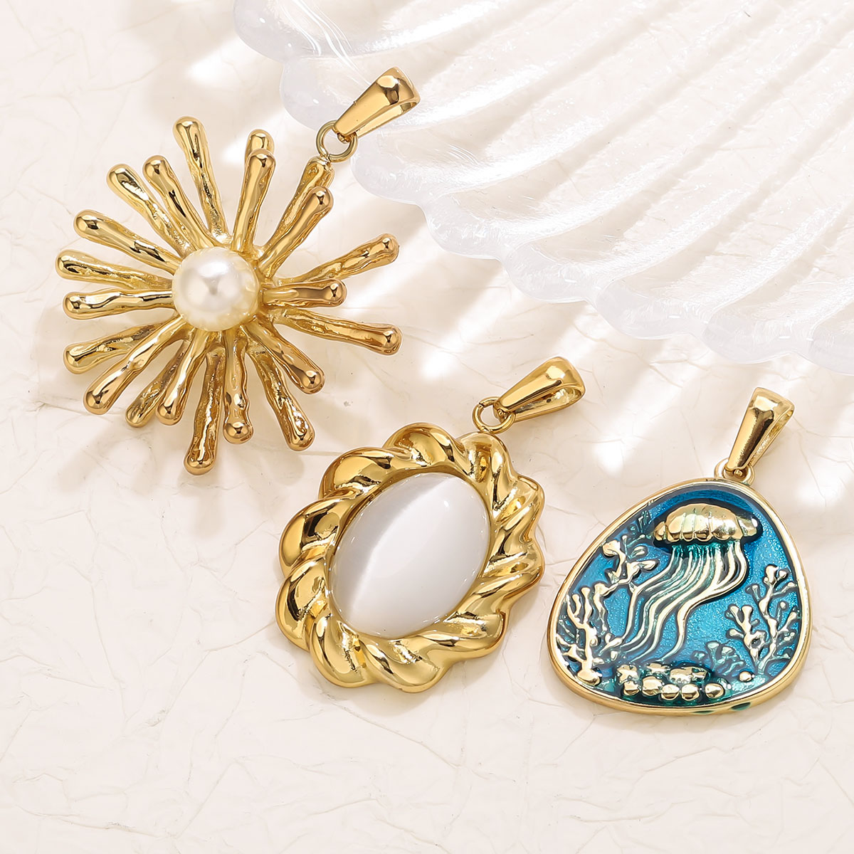 1Pcs 18K Gold Plated Stainless - Vintage Urban Fashion review and price