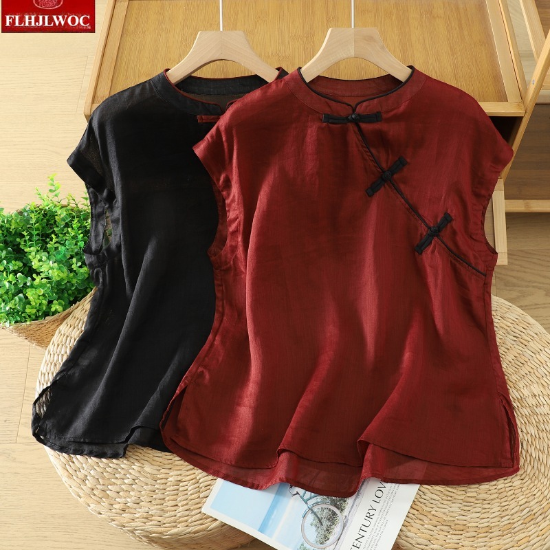 Cotton Linen Tops Blouses Fash - Vintage Fashion Years review and price