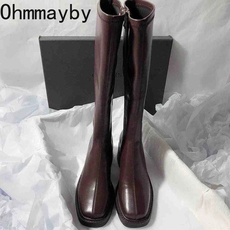 Vintage Thick Heel Women Knee  - Vintage Fashion Style review and price