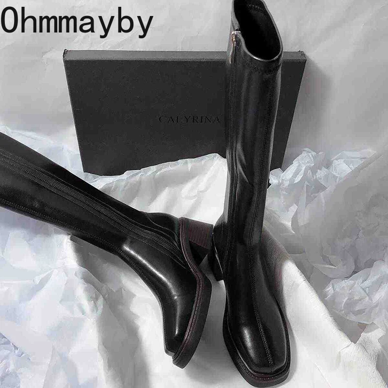 Vintage Thick Heel Women Knee  - Vintage Fashion Style review and price