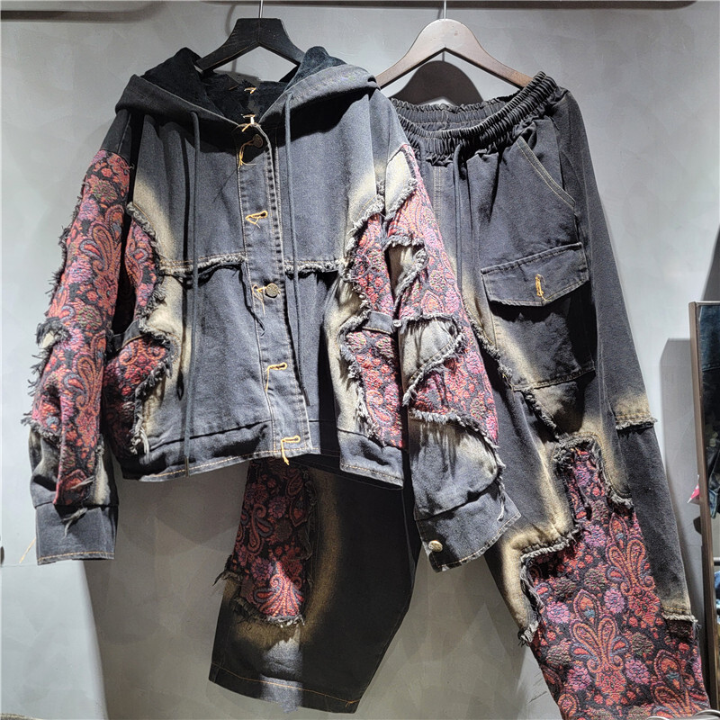 WTHT Fashion Women's Wash Patc - Patchwork Jean Jacket review and price