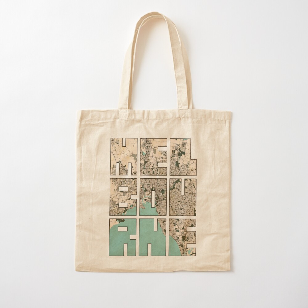 Melbourne City Map of Australi - Vintage Fashion Melbourne review and price