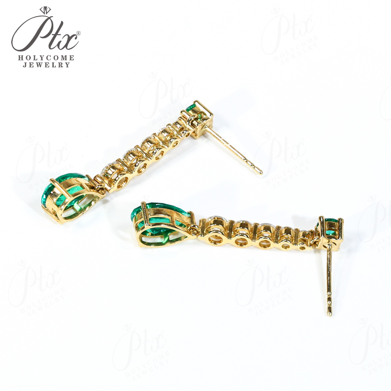 Custom Earrings Lab Grown Gems - Vintage Fashion Outlet review and price