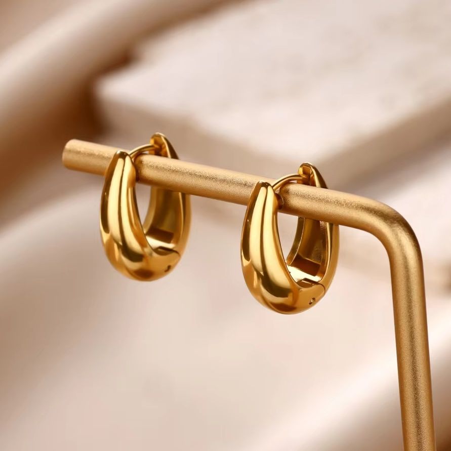 Vintage Small Oval Hoop Earrin - Vintage Fashion Ideas review and price