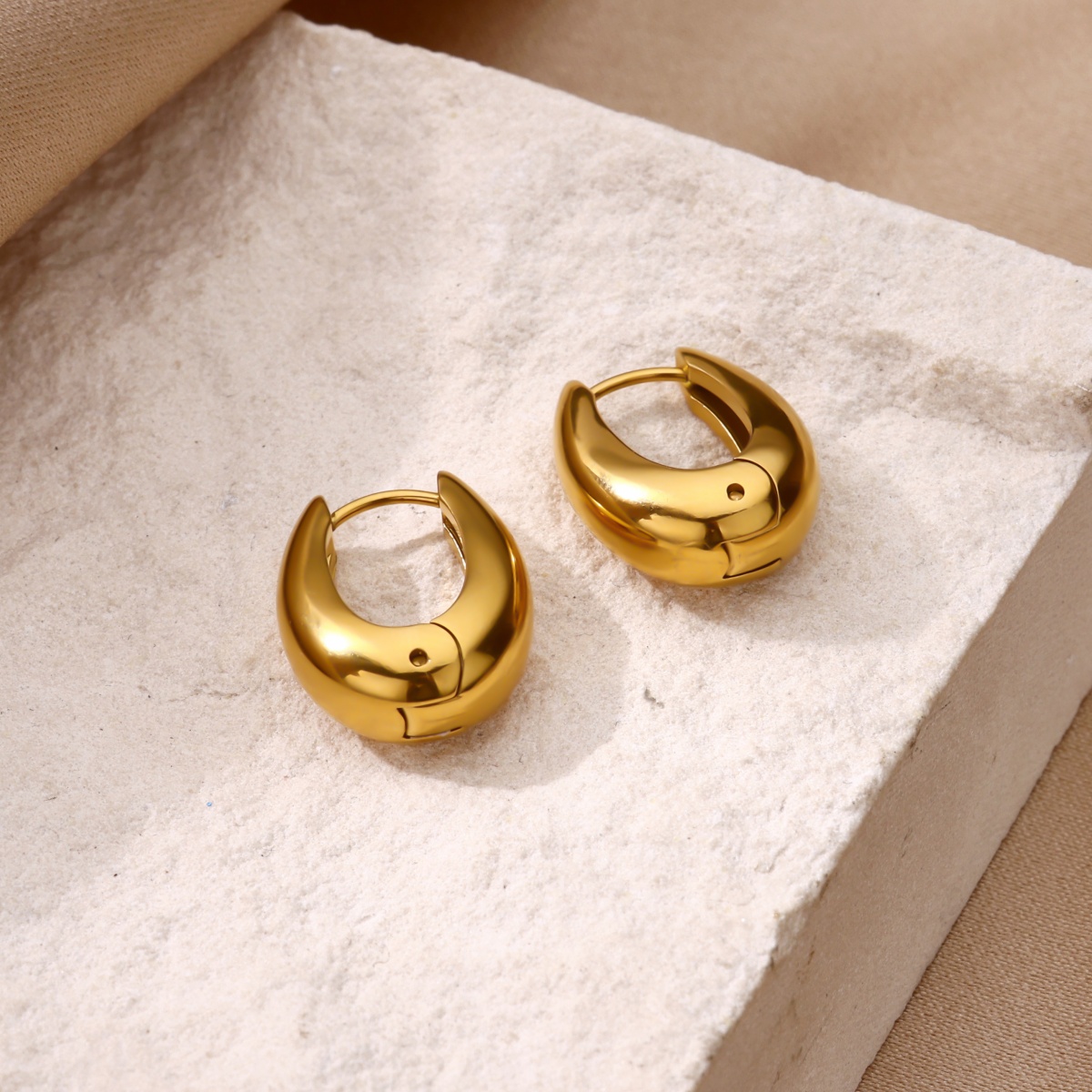 Vintage Small Oval Hoop Earrin - Vintage Fashion Ideas review and price