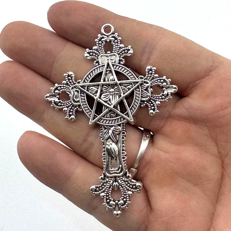 2pcs 30x15mm Gothic Big Cross  - Vintage Urban Fashion review and price