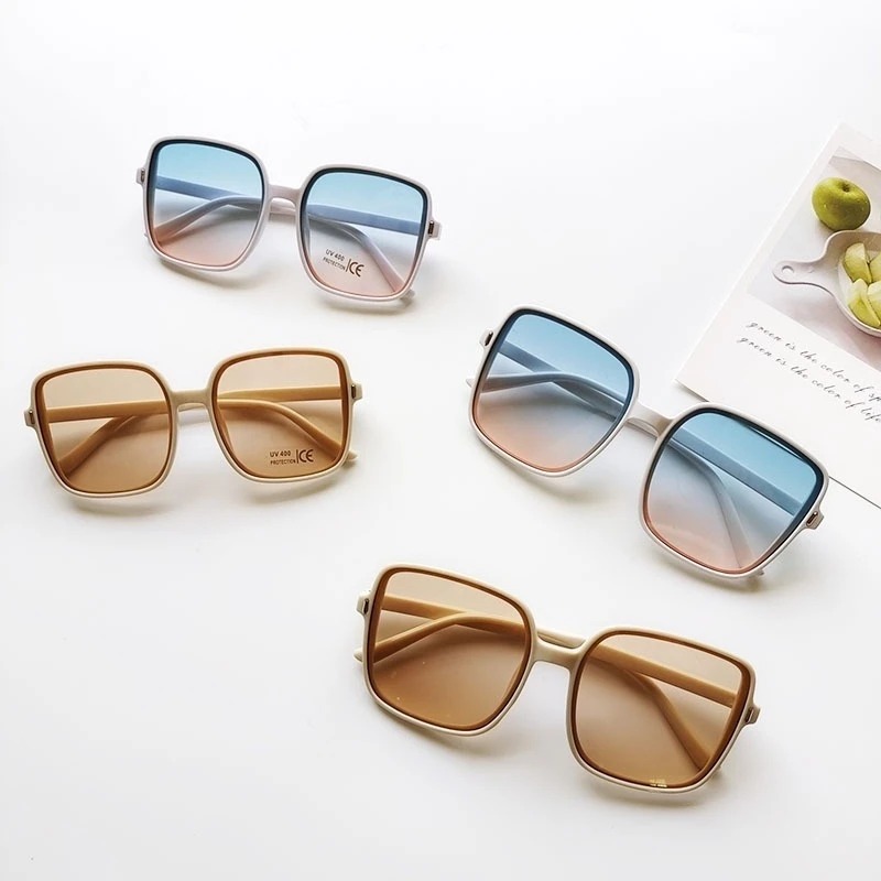 Vintage Oversized Square Sungl - Vintage Fashion Images review and price