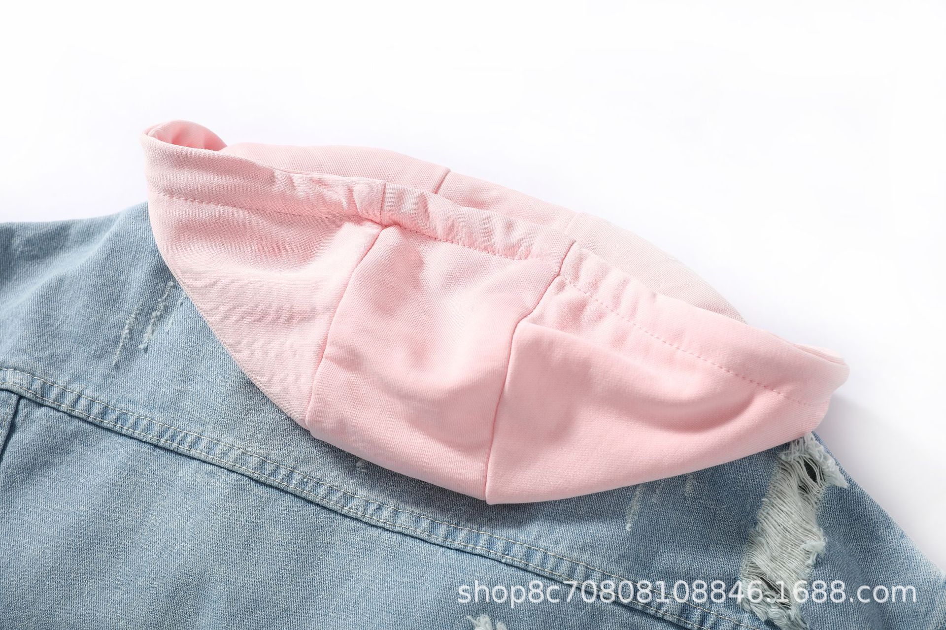 European Style Loose Hooded Pa - Patchwork Jean Jacket review and price
