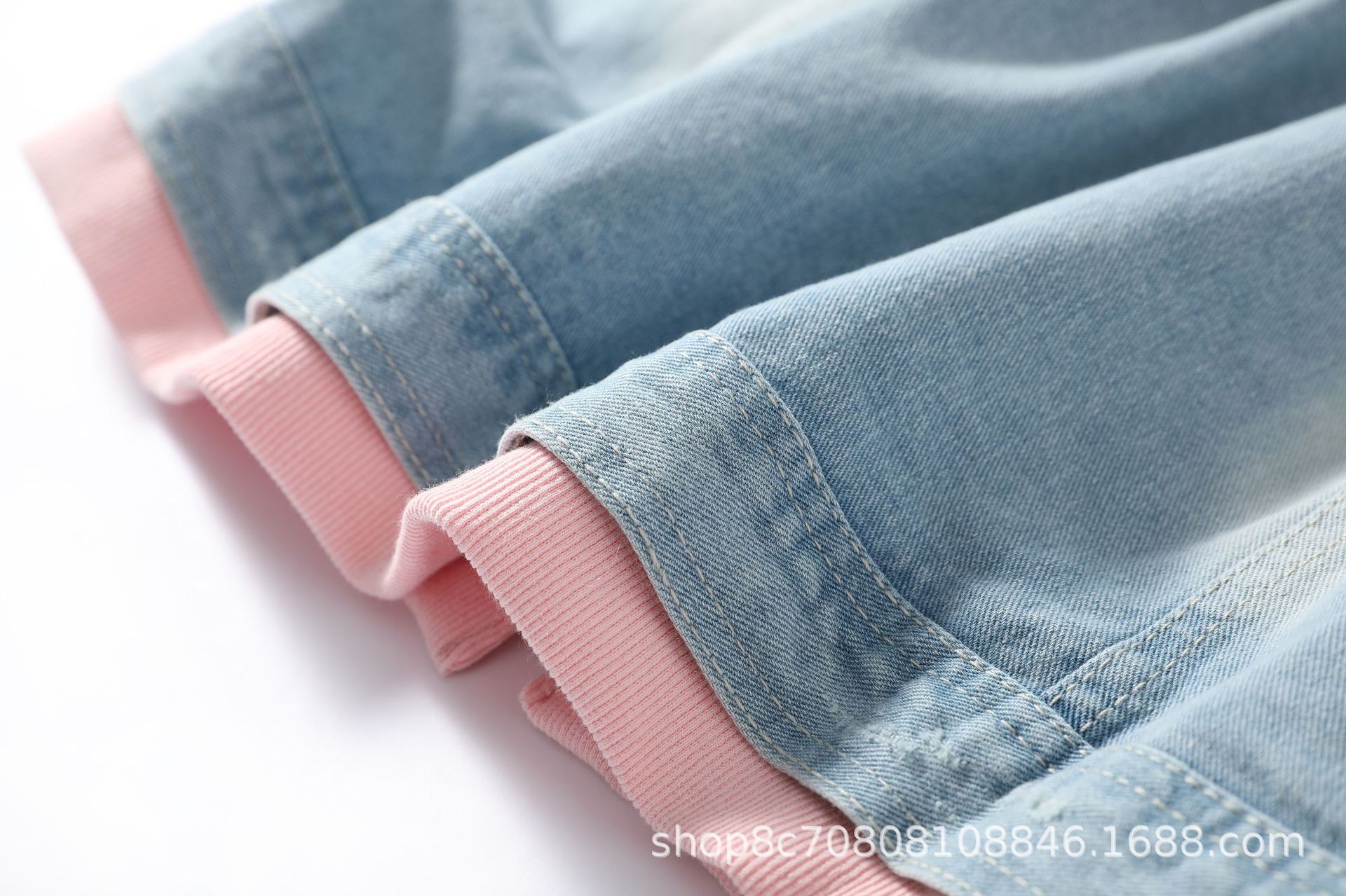 European Style Loose Hooded Pa - Patchwork Jean Jacket review and price