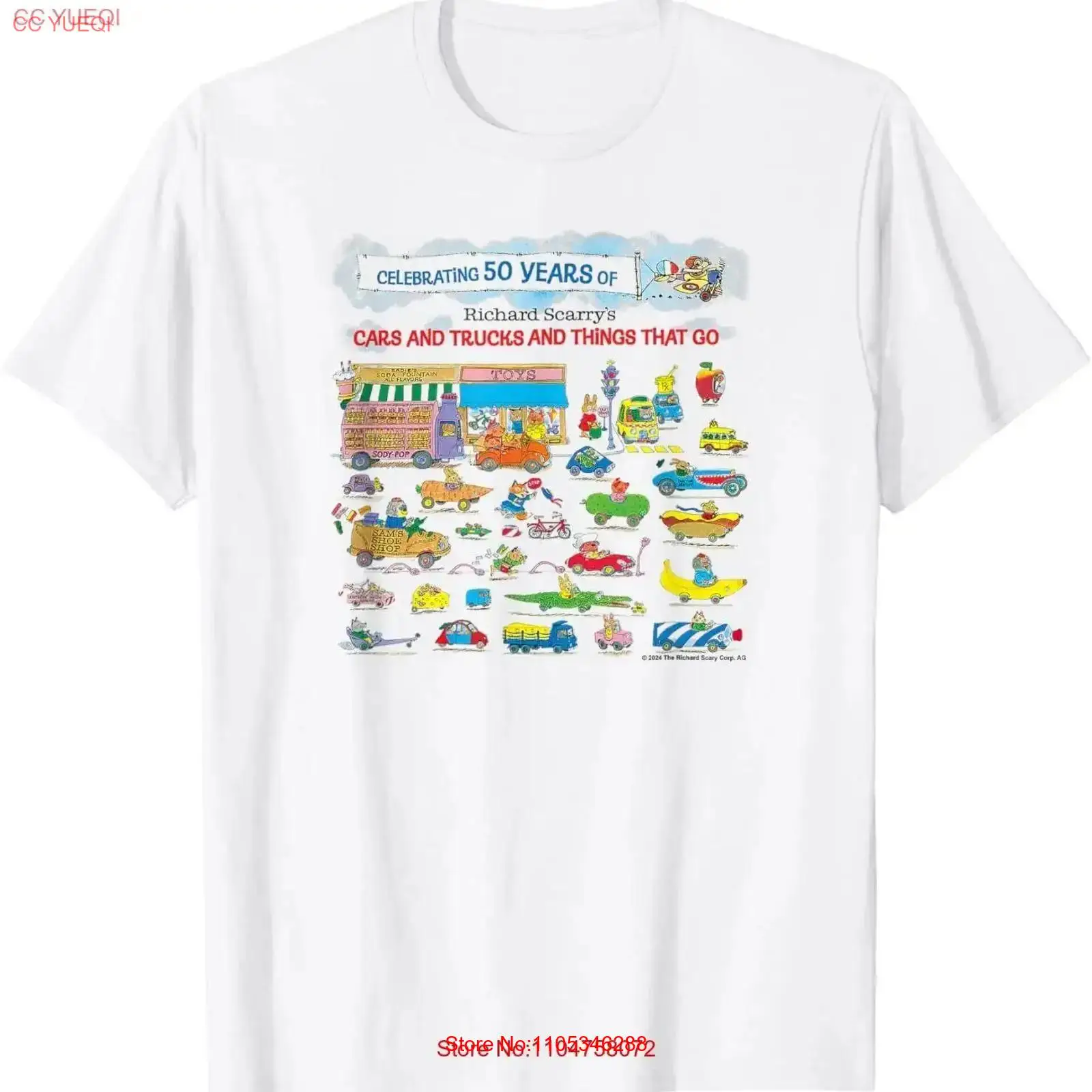 Richard Scarry 50 Year Banner  - Vintage Fashion Years review and price