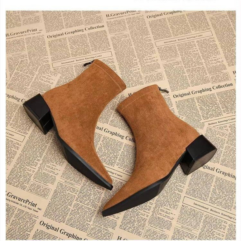 New Low Heel Women Mordern Ank - Vintage Fashion Style review and price