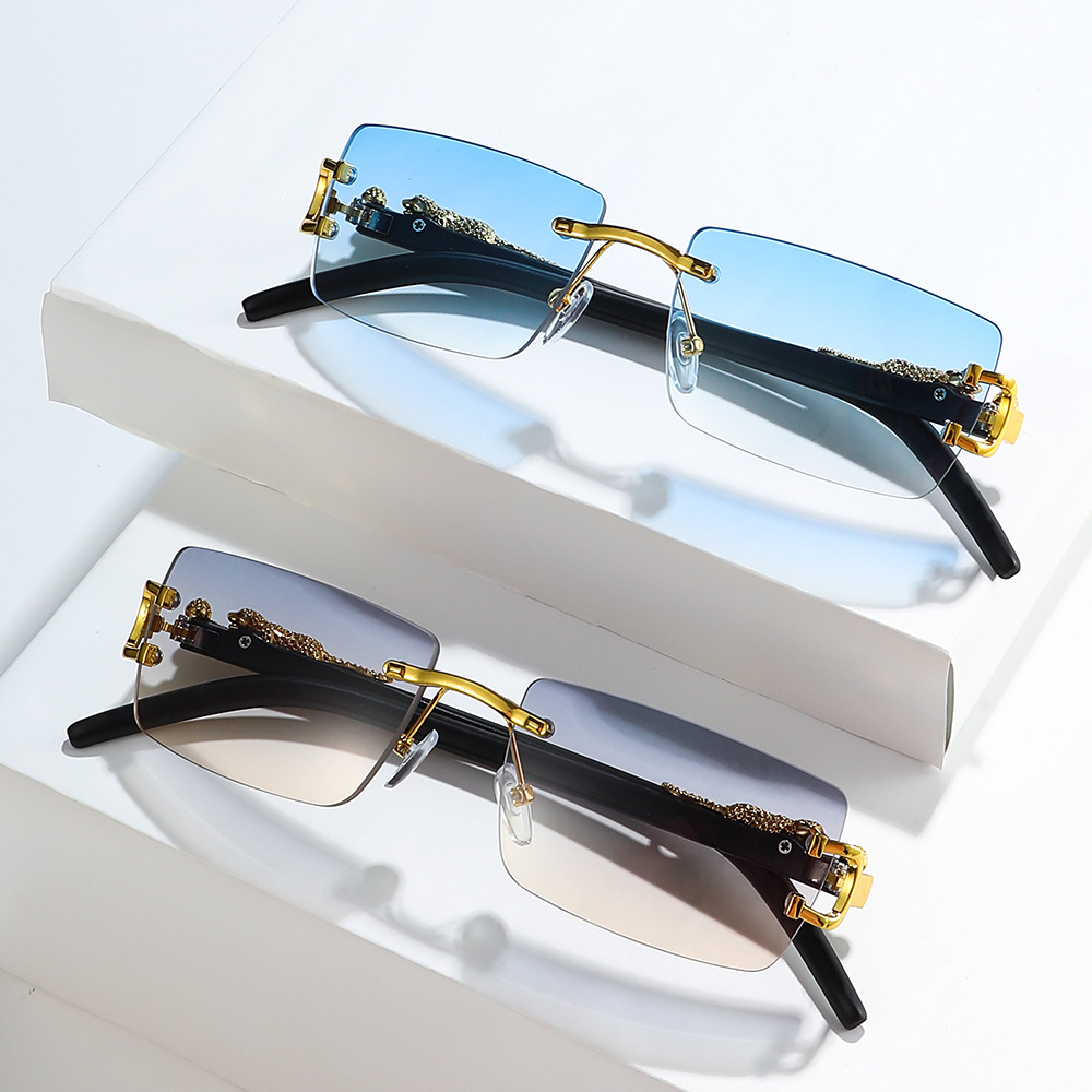 1PCS Fashion Vintage Rimless S - Vintage Fashion Images review and price