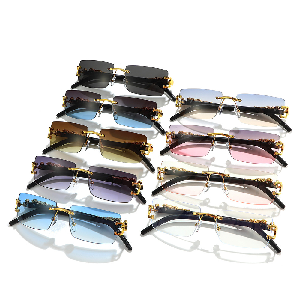 1PCS Fashion Vintage Rimless S - Vintage Fashion Images review and price