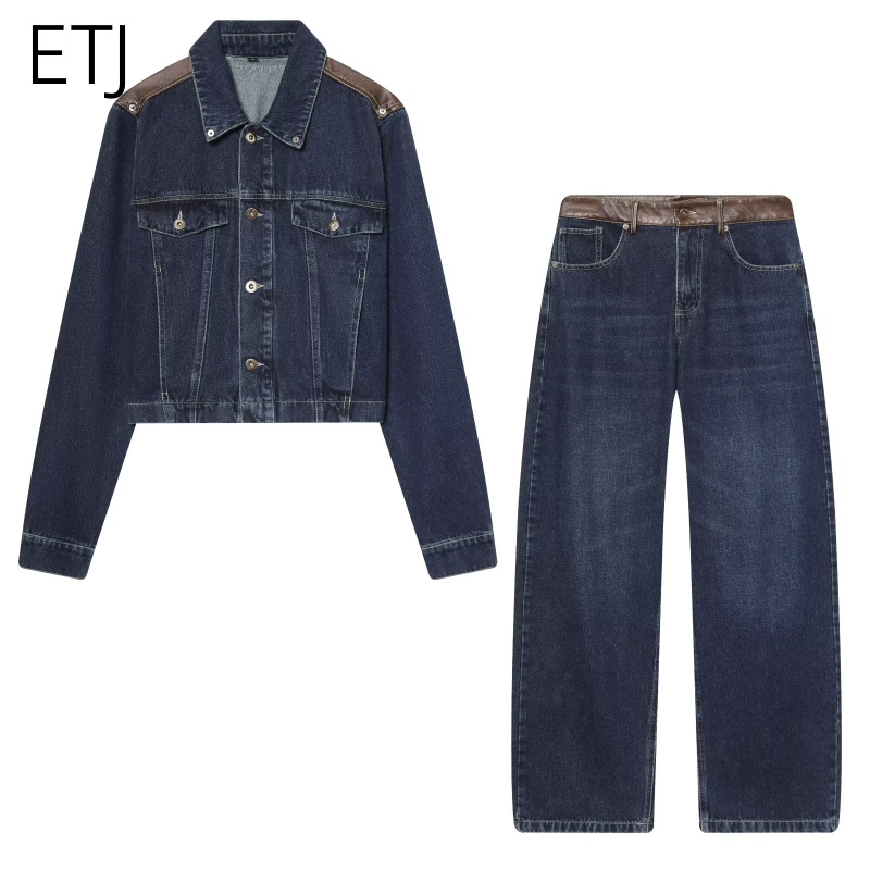 ETJ Women's Denim Jacket & Jea - Patchwork Jean Jacket review and price