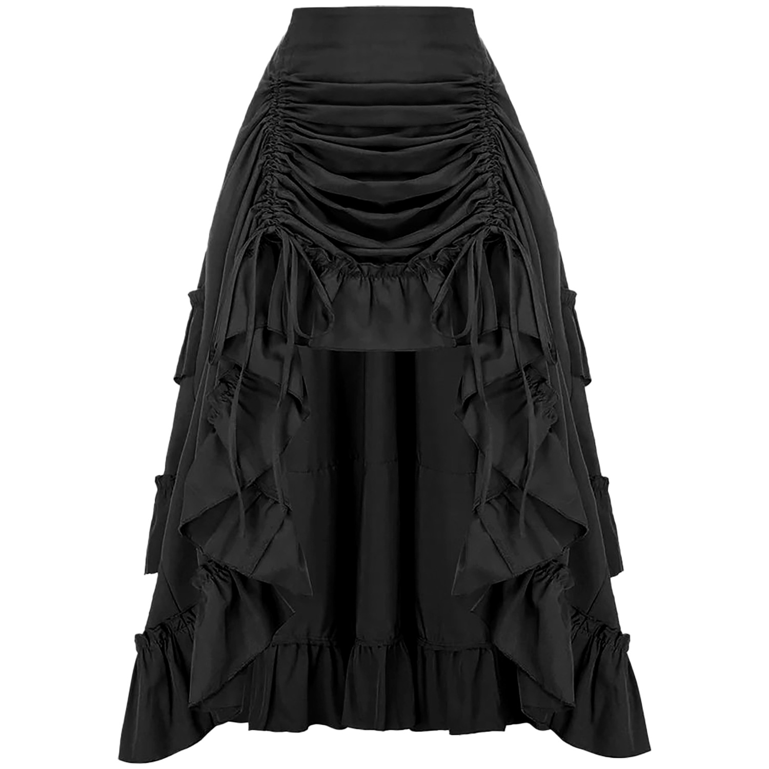 Ruffled High Waisted Long Vict - Vintage Urban Fashion review and price