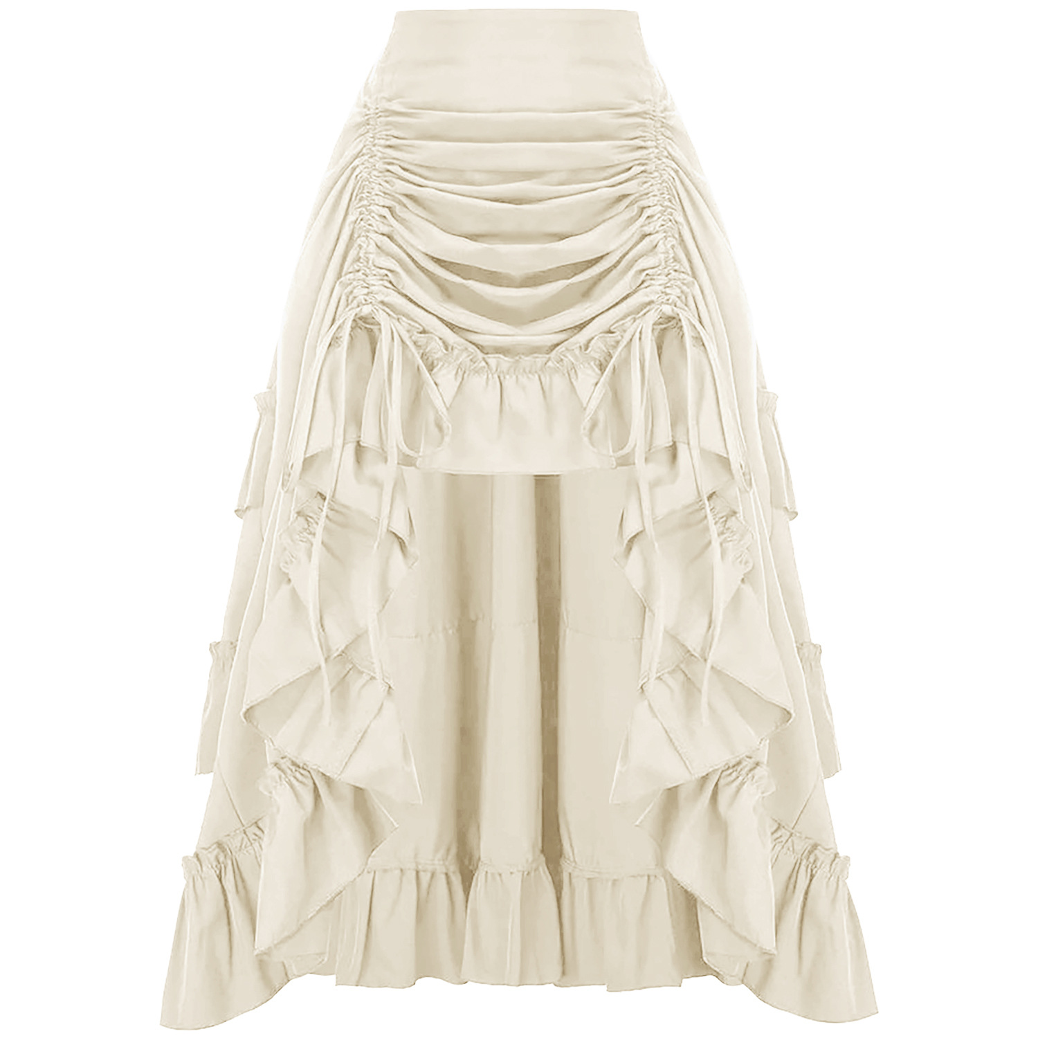 Ruffled High Waisted Long Vict - Vintage Urban Fashion review and price