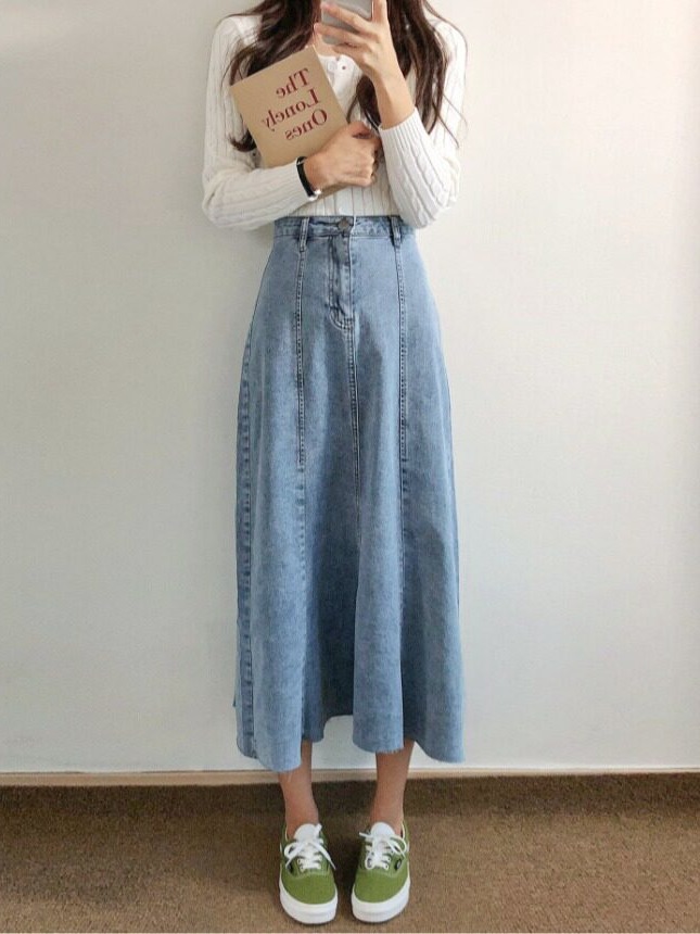 Two-Tone Frayed Hem Vintage Mi - Vintage Fashion Years review and price