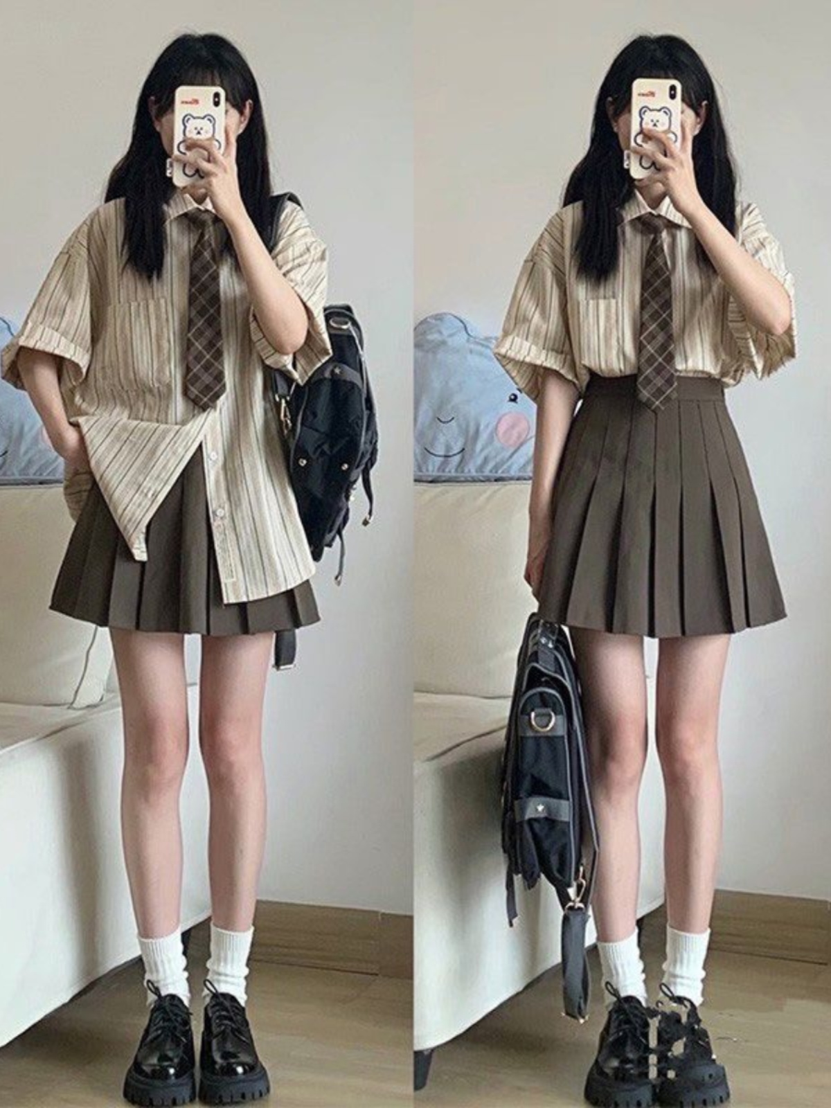 Chic Striped Shirt Women's Min - Vintage Fashion Years review and price
