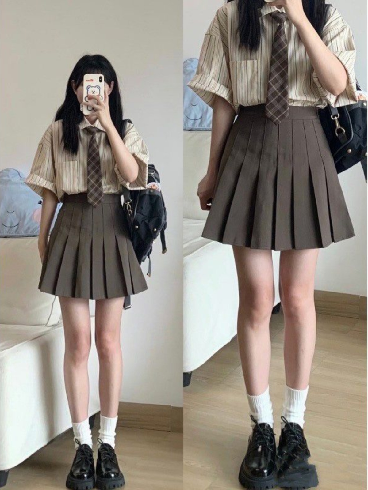 Chic Striped Shirt Women's Min - Vintage Fashion Years review and price